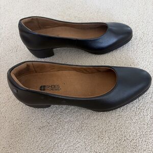 Flight Attendants Comfort Shoe Womens 11 Black shock-absorbing Heel